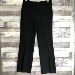Talbots Womens Pants Black Size 6 Heritage High Rise Boot Cut Wool Blend
